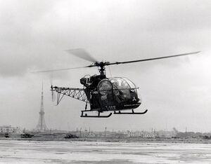 The company’s first helicopter delivery to Japan was an Alouette II. Airbus Helicopters Photo