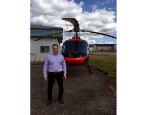Ben Bobic, pictured, had worked at DART Aerospace and SEI Industries before joining the Heliproducts team. Heliproducts Photo