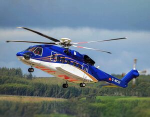 Babcock will be flying a mix of S-92s and H175s from Aberdeen, Scotland, under a new contract with Total. Babcock Photo