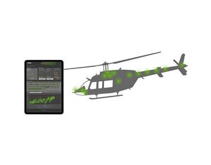 The Foresight HUMS is an optional add-on for both new and aftermarket Bell 407s. GPMS Image